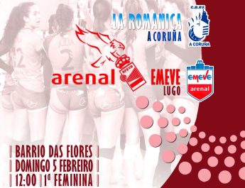 1º Nacional Femenina. Románica Ciudad de A Coruña vs Arenal Emevé