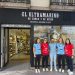 El Ultramarino con el balonmano Porriño
